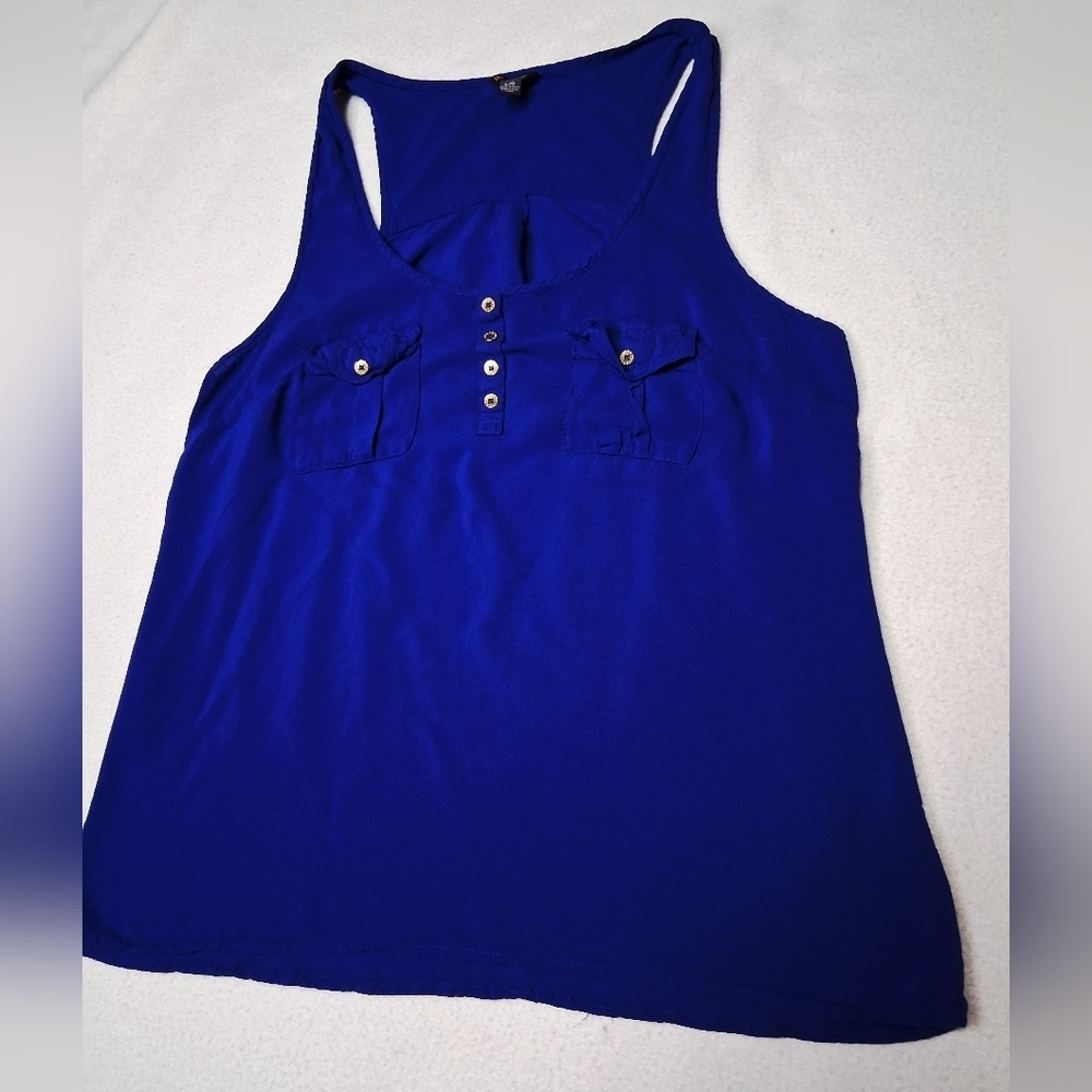 4/20$ Guess Royal Blue Light Tank Top